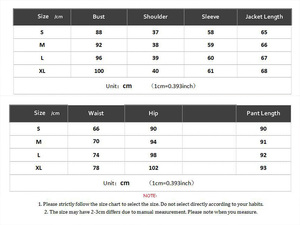 Nuovi completi da <span class=keywords><strong>donna</strong></span> coreani Blazer nero bianco grigio a righe con nove <span class=keywords><strong>pantaloni</strong></span> <span class=keywords><strong>donna</strong></span> doppio petto ufficio due pezzi completo <span class=keywords><strong>donna</strong></span> - Product Image 2