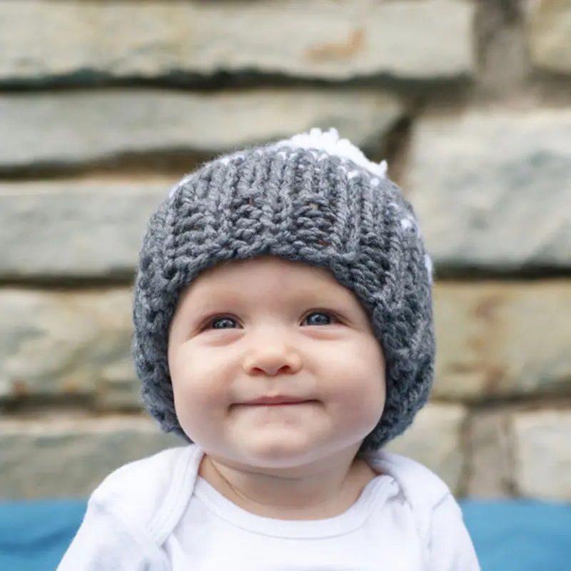 Avrupa ve amerika birleşik devletleri sıcak satış kış bebek sıcak şapka yün yün örgü şapka çocuk kış açık kap