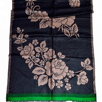 Châle Pashmina long double face en modal jacquard à motif floral, sans AZO, couleurs variées, pour femme, collection hiver-printemps, modèle traditionnel, vente chaude