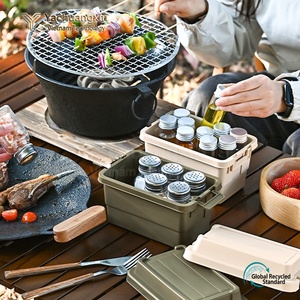 Outdoor desktop multifunctional <b>storage</b> <b>box</b>, <b>camping</b> seasoning bottle <b>storage</b> <b>box</b>, mini <b>storage</b> <b>box</b> - Product Image 4