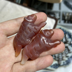 재미있는 혁신적인 손 조각 크리스탈 마노 벵골 호랑이 - Product Image 2