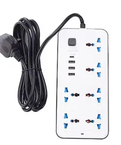 USB plug-in board household multi-function plug-in multi-hole switch wiring