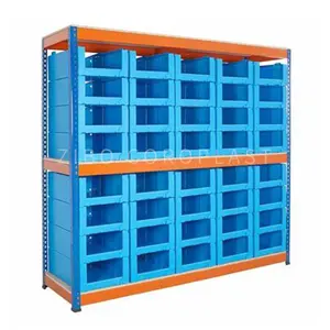 Hot sale foldable correx stackable clothing warehouse parts corrugated pp plastic storage stacking pick bins