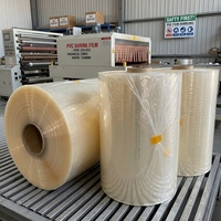 Film thermorétractable en PVC pour l'emballage et l'étiquetage des bouteilles