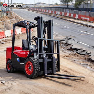 Forklift Diesel 2 Ton Sit-Down 4 Roda, Pengiriman Gratis, Garansi 1 Tahun, Bersertifikat CE untuk Penanganan Logistik Gudang dan Pabrik - Product Image 4