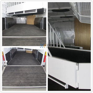 Remorque de luxe personnalisable avec 3 modules habitables, remorque à col de cygne, chariots de transport de chevaux, fournie directement par l'usine - Product Image 4