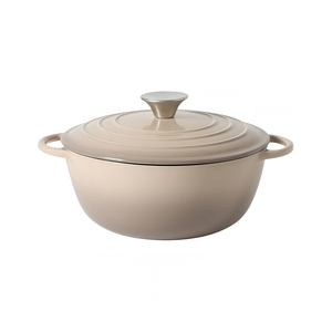 <span class=keywords><strong>Cocotte</strong></span> <span class=keywords><strong>en</strong></span> <span class=keywords><strong>fonte</strong></span> émaillée avec couvercle, ronde, résistante <span class=keywords><strong>au</strong></span> <span class=keywords><strong>four</strong></span> jusqu'à 500°C ° Idéal pour la cuisson du pain et les ragoûts - Product Image 3