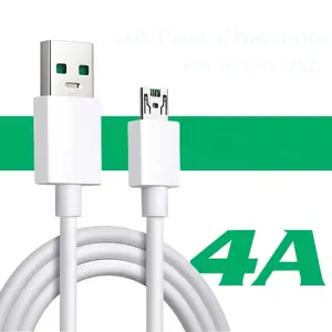 4A عالية الجودة سريع شحن الهاتف شاحن كابل بيانات المصغّر USB كابل شحن ل ممن لهم الروبوت