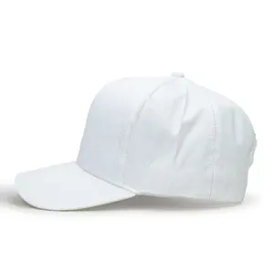 OEM מותאם אישית מיחזור פוליאסטר שחור 6 פנל בייסבול כובע עמיד למים ספורט כובע מותאם אישית לוגו