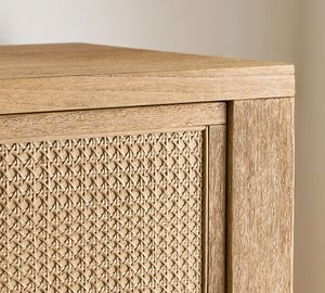 <span class=keywords><strong>Cama</strong></span> de Mimbre de Madera Maciza Natural Estilo Americano Vintage, Personalizable en Tamaño Queen - Product Image 5
