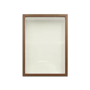 Scatole di ombra su ordinazione di alta qualità 8*8 25*25 white wall art 3D deep square DIY all'ingrosso cornici per foto in legno