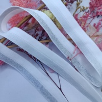 Ruban en nylon et élasthanne à bordure satinée coloré de 1,5 cm, vente chaude, pour vêtements, vêtements de sport, textile de maison, ceinture élastique