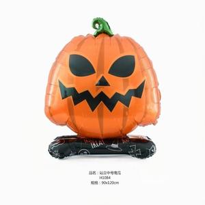 Decoraciones de Fiesta al por Mayor, Globos de Papel de Aluminio con Letras de Feliz Halloween, Pancarta de Calabaza y Araña, Globos de Halloween - Product Image 6