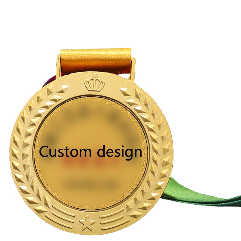 Atacado Personalizado Em Branco Prêmios Medalhas Metal Ouro Artes Marciais Basquete Running Sports Medal