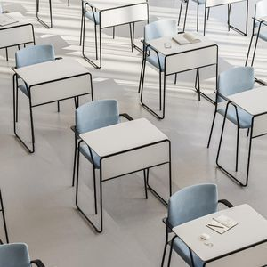 Brikley HPL Tops Trường Giáo viên bàn nhỏ gọn <span class=keywords><strong>Laminate</strong></span> nghiên cứu bảng Phenolic bàn ăn cho học sinh lớp đồ nội thất - Product Image 2