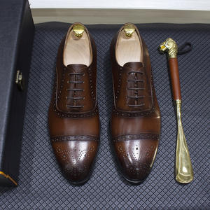 รองเท้าอ็อกซ์ฟอร์ดแบบสวมสำหรับผู้ชาย ฤดูใบไม้ร่วง ปี 2026 หนังแท้ ลายปัก ระบายอากาศได้ดี กันลื่น น้ำหนักเบา - Product Image 4