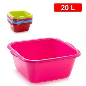 Bac carré en plastique Barreno Cuadrado 20L pour divers besoins de rangement et de stockage - Product Image 2