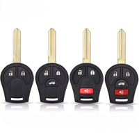 Hotsale 2/3/4 boutons Smart Car Keys Fob de remplacement pour les clés de véhicule Nissan