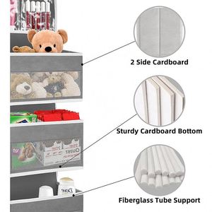 Foldable <b>Storage</b> Organizer <b>Box</b> Over Door Hanging Organizer with 4 Large Capacity Pockets & 4 Side Pockets & 2 Small Pockets - Product Image 4
