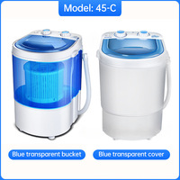 Mini All in One Washing Machine Semi Automatic Household Washer for Underwear Socks Baby Clothes Shoe Washing