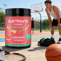 Poudre d'électrolytes pour boisson quotidienne, sachets d'hydratation, 6 électrolytes minéraux, sans sucre, compatible Keto, énergie, Halal
