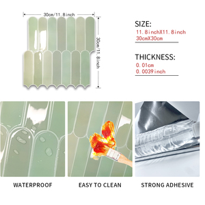 2026 autocollants muraux chauds décoration intérieure intelligente peut être utilisée pour les éclaboussures murales et les carreaux de salle de bain - Product Image 4
