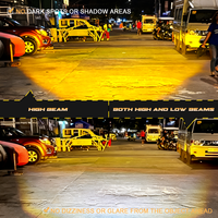 Phares avant LED pour moto X1GT, 54W, 5400LM, étanche IP68, haute luminosité, universel pour voiture/SUV/camion