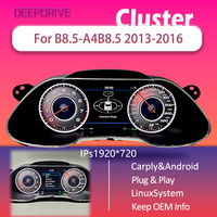 Cruscotto Digitale LCD per Audi A4 B8.5 2013-2016, Quadro Strumenti Virtuale, Display IPS 1920x720 HD, Plug and Play