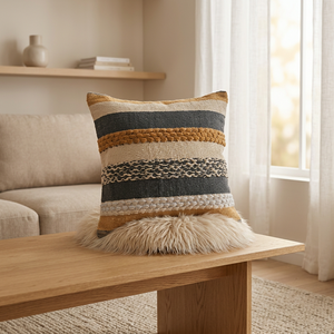 Housse de coussin décorative pour la décoration de la maison, 60% coton, 25% polyester, 15% autres fibres - Product Image 1