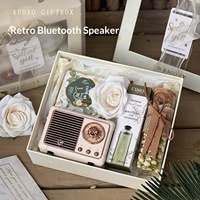 Kotak Hadiah Speaker Bluetooth Retro Kelas Atas Buatan China Praktis Kreatif dan Penuh Perhatian untuk Ulang Tahun Sahabat Terbaik Anda.