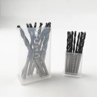 Forets hélicoïdaux à queue droite en acier rapide de haute qualité Shiyu, revêtement oxyde noir, pour perçage du bois et de l'acier, personnalisables
