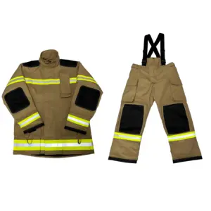 NFPA kho nhiệt bằng chứng 4 lớp cấu trúc DrD mở trong cổ áo lính cứu hỏa phù hợp với