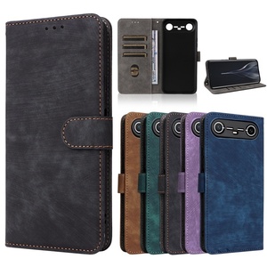 Étui de protection antivol pour téléphone <span class=keywords><strong>portable</strong></span> Tecno Spark Slim <span class=keywords><strong>4G</strong></span>/Pova Slim 5G avec support magnétique, entièrement fait à la main - Product Image 3
