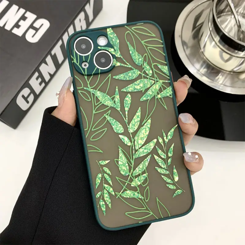 Painted Hard matte Phone Case For iphone 13 pro max Case Skin Feeling Full protective Shockproof cover For iphone 8 plus XR 11