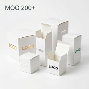 Custom White Cardboard Gift Box <strong>Flat</strong> <strong>Pack</strong> Shipping Packaging Box Small Square Packing Mailing Paper <strong>Boxes</strong> - Product Image 1