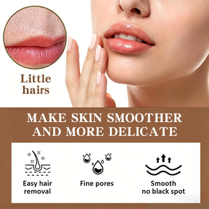 Crème dépilatoire visage en gros, formule sensible, lait de coco, collagène, douce, pour le dessus des lèvres et le <span class=keywords><strong>menton</strong></span>, 60g - Product Image 3