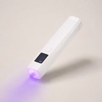 Mini Lampe UV LED Portable 9W Sans Fil Rechargeable pour Séchage des Capsules d'Ongles en Gel Souple