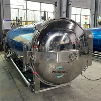 Stérilisateur à vapeur haute pression, machine de stérilisation par pulvérisation d'eau, autoclave pour boîtes de conserve, bouteilles en verre