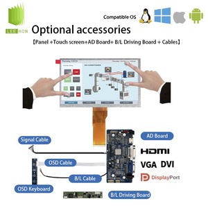 Tianma 7 "800x480 màn hình LCD <span class=keywords><strong>tm070rdh10</strong></span> HMI hiển thị 7 inch LCD module - Product Image 3