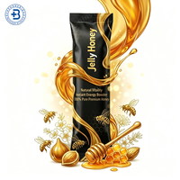 OEM Sachets individuels de gelée de miel, Gelée royale fraîche personnalisée au miel et au Ginseng, en vente chaude