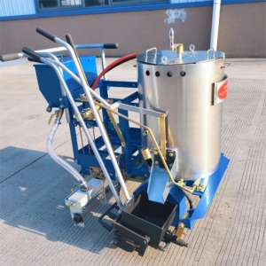 Machine de marquage routier thermoplastique à poussée manuelle conçue pour la <span class=keywords><strong>peinture</strong></span> de <span class=keywords><strong>parking</strong></span> de lignes de passages pour piétons - Product Image 1