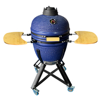 Four à pizza et barbecue au charbon de bois multifonctionnel de luxe moderne en céramique robuste avec revêtement en poudre pour extérieur – Vente en gros