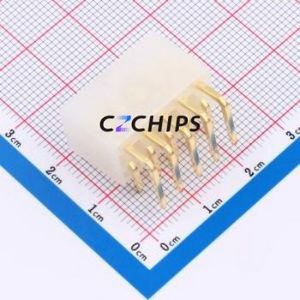 HC-5557-2*5AW-GP-05 Wire-to-<b>Board</b> <b>Pin</b> Header Bent Lead Through Hole,P=4.2mm 2x5P 4.2mm Right Angle Insert Mini-Fit (MX 4.2) - Product Image 2