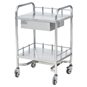 HaoHan 2025 새로운 공장 가격 스테인레스 스틸 카트 의료 기기 트롤리 병원 가구 판매 - Product Image 2