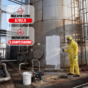 Pulvérisateur de <span class=keywords><strong>peinture</strong></span> sans air électrique AEROPRO 550, équipement d'application industrielle avec buse 517 - Product Image 1
