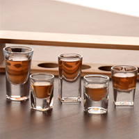 Verres à liqueur personnalisés avec logo, 1 oz, sans plomb, verrerie pour boissons, verre à liqueur miniature de 30 ml, verre à whisky miniature, bouteille miniature