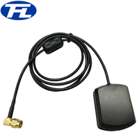 Antenne GPS GNSS pour véhicule automobile 1575.42MHz, antenne de communication avec câble RG174 de 3 mètres, connecteur 1SMA-M / Fakra