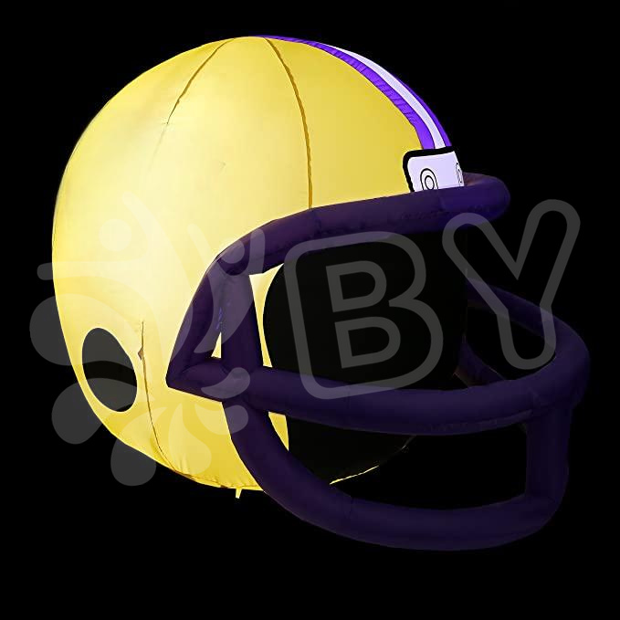 Customizable Inflatable Football Helmet - Perfect for Events
