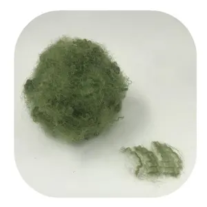 HS polyester staple fiber green hollow fiber filling for cushions