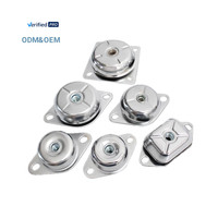 Pieds isolants de vibrations pour compresseur d'air, machine électrique, amortisseur silencieux anti-vibrations, support moteur, pompe à eau, anti-cloche